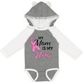 thumbnail image 3 of Inktastic My Mom is My Hero Breast Cancer Awareness Boys or Girls Long Sleeve Baby Bodysuit, 3 of 5