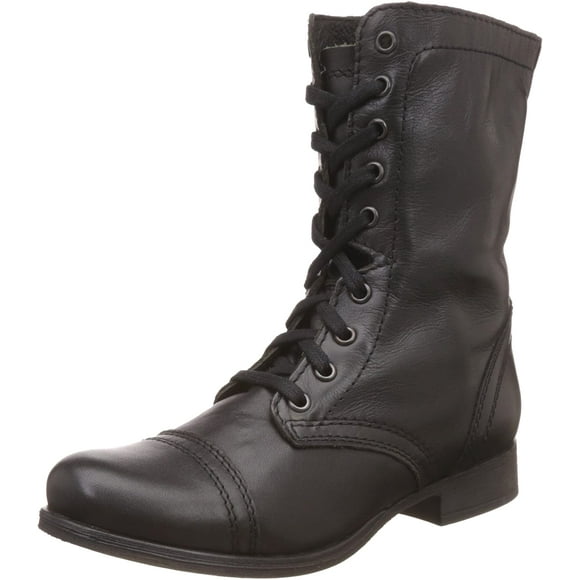 Steve Madden Womens Troopa Lace-Up Boot