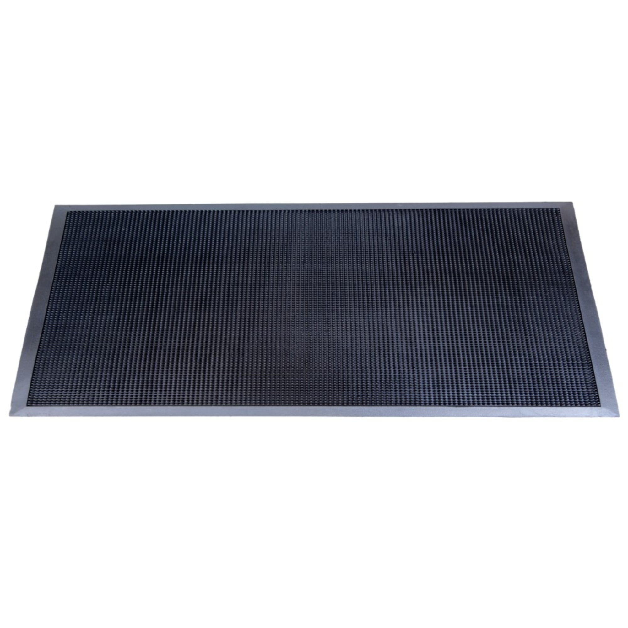 Mats Inc. Brush Clean Fingertip Outdoor Entrance Mat, Black, 3' x 6