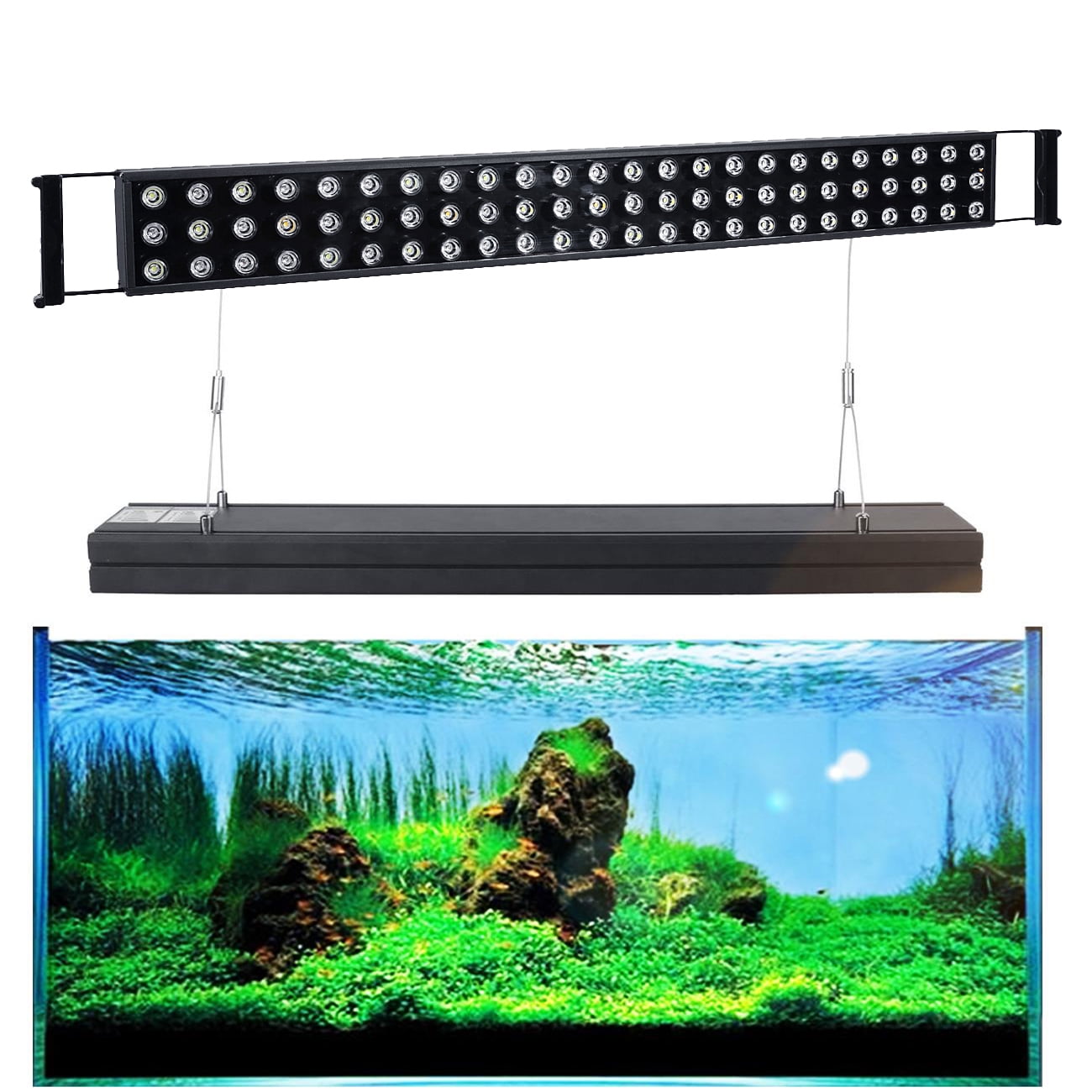 LED Aquarium Light Bar,Oslamp Aquarium Fish Tank 216W LED Light Bar