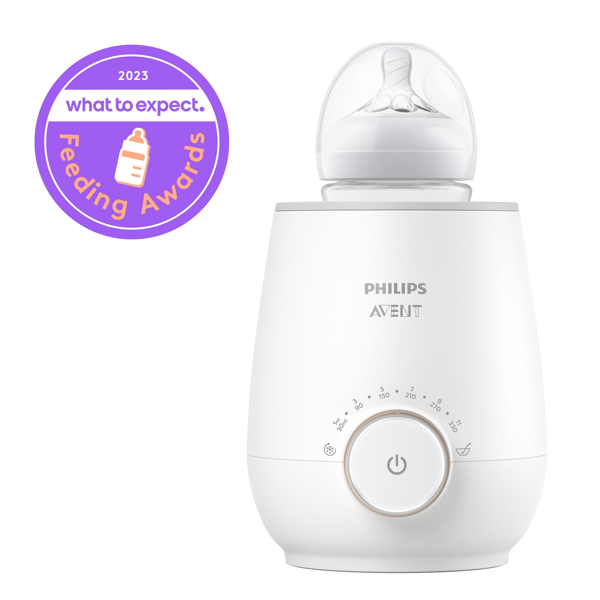 Philips Avent Fast Bottle Warmer with Smart Temperature Control, Even Warming, SCF358/00
