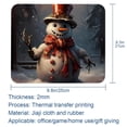 thumbnail image 5 of Snowman 8.3x9.8 Inch Square Desk Mat with Non-Slip Rubber Bottom for Office and Gaming – Printed Mouse Mat, Desk Mat, Gaming Mouse Pad, 5 of 6