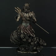 Poseidon Greek God of the Sea Statue Sculpture Nautical Figurine