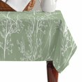 thumbnail image 4 of Sage Green Botanical Table Cloth Waterproof Tablecloths, Vintage Floral Plants Branch Tablecloth Dining Table Cover for Kitchen Party Tabletop Outdoor, Rectangle Tablecloth 60x84 Inch, 4 of 9