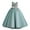Green, variant on Mercatoo Big Girl Flower Lace Princess Dresses Kids Wedding Tulle Long Dress Prom Formal Pageant Gown for 4‐14Y Girls