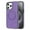 Purple, variant on ELEHOLD Case for iPhone 11, Shockproof Slim Magnetic Leather Case, Compatible with MagSafe Accessories,Winered