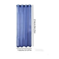 thumbnail image 3 of shyuyusa Solid Color Light Transmitting Voile Curtain Waterproof Balcony Screen 52.0*84.3 Inch For Home, 3 of 7