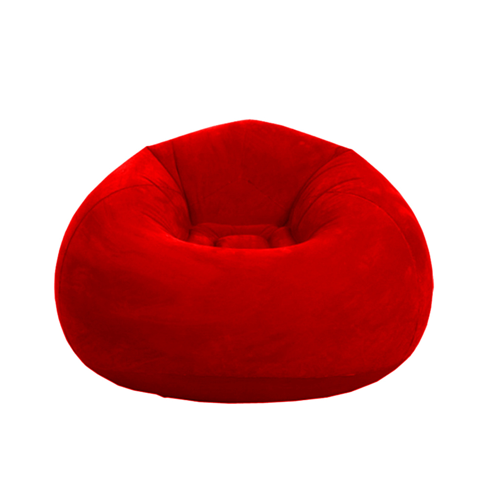 Famure Air Bean Bag ChairSoft Flocked Cloth Bean Bag CouchInflatable