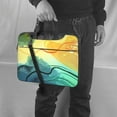 thumbnail image 6 of ZICANCN Laptop Case 13 inch, Hand Painted Abstract Watercolor Work Shoulder Messenger Business Bag for Women and Men, 6 of 9