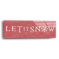 thumbnail image 2 of Epic Art 'Christmas Affinity I Red' by James Wiens, Acrylic Glass Wall Art, 48"x16", 2 of 8