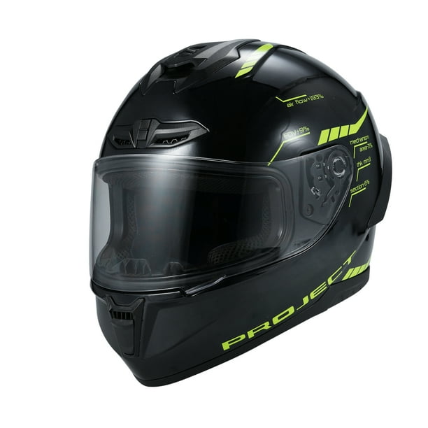 Casco de motocicleta, casco de motocicleta integral unisex adulto Cool Rider