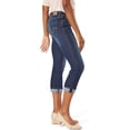thumbnail image 2 of Levi Strauss Signature Gold Women's Mid-Rise Slim Fit Capris (Available in Plus Size), Blue Laguna, 24, 2 of 4