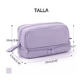 thumbnail image 2 of Lapicera 4 Capas De Gran Capacidad Estuche Organizador Violeta, 2 of 3
