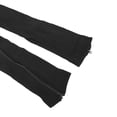 thumbnail image 3 of Bas de Compression en Nylon Design à Fermeture Éclair Favorisent la Circulation Sanguine Bas de Compression à Bout Ouvert Noir L/TG, 3 of 5