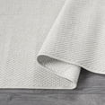 thumbnail image 3 of CAMILSON Easy Jute Rug Indoor Outdoor Farmhouse Area Rugs Off-white 8x10, 3 of 10