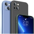 thumbnail image 2 of Slim Silicone Case Compatible with iPhone 13 Mini, with Microfiber Liner, Shockproof Full Body Covered Ultra Thin Drop Protective Phone Case for iPhone 13 Mini 5.4", Pine Green, 2 of 9