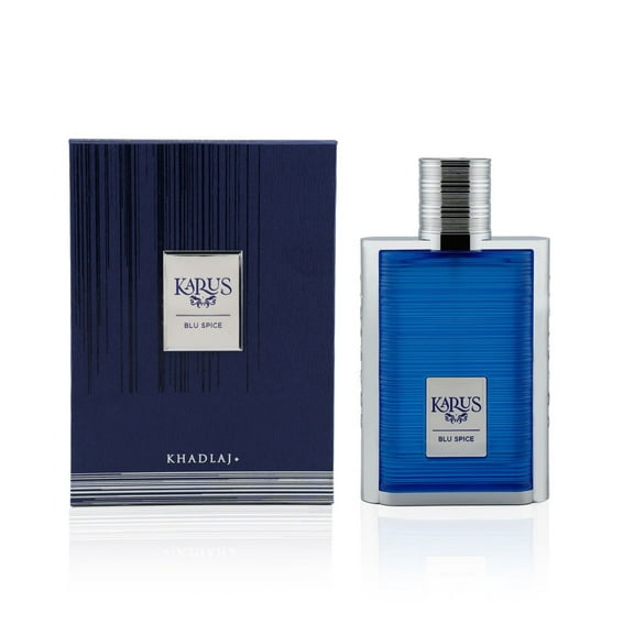 Karus Blu Spice Eau de Parfum Spray 100ml (3.4 oz) by Khadlaj Perfumes