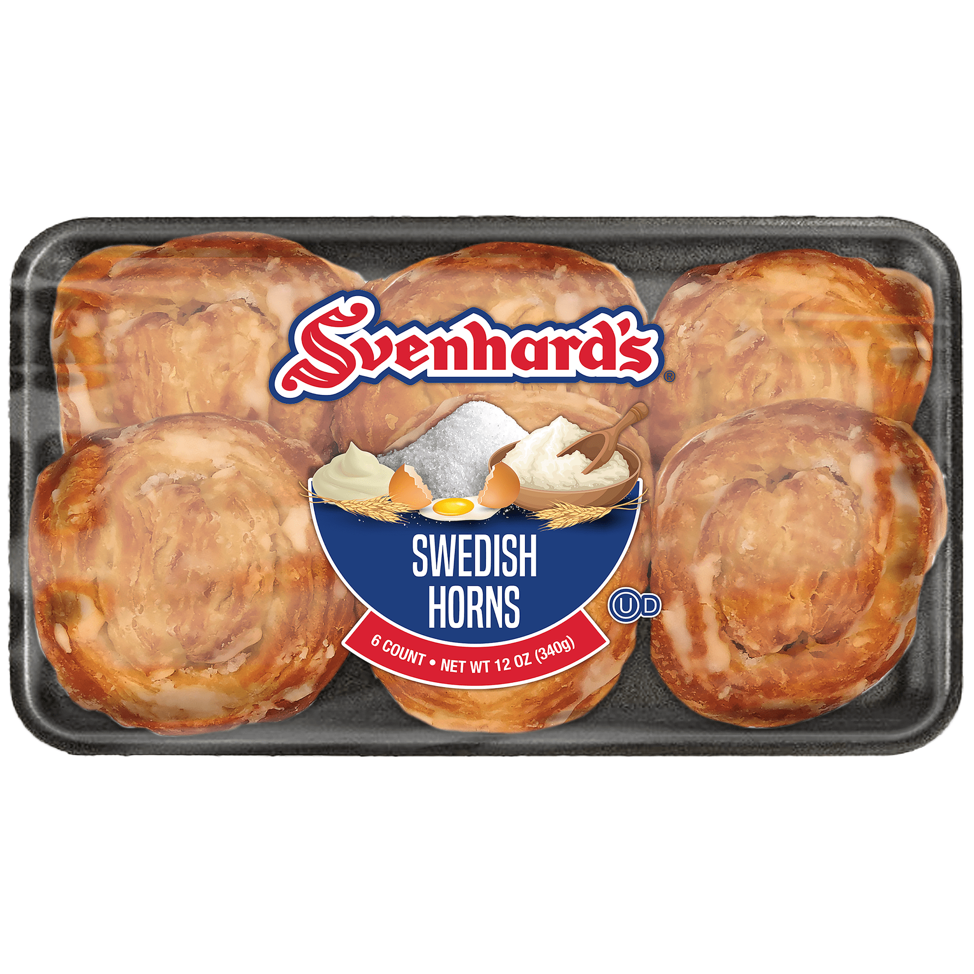Svenhard's Swedish Horn Pastries, 12 oz, 6 Count