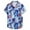 Dark Blue, variant on Njoeus T Shirts Men Big & Tall Tops Men's Leaf Printed Hawaiian Beach Shirt Casual Lightweight Short Sleeve Button Up Tops Summer T Shirts Blouse Mens White Tee Shirts