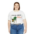 thumbnail image 4 of Amputee Humor TShirt “Turtle Finish Line V1” Crew Neck Funny Shirt, 4 of 5