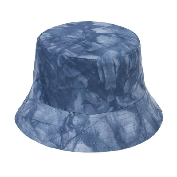 EnJoCho Fashion Turban for Women Bucket Packable Beach Mens Side Hats Summer Double Tie Dye Hat Sun Washed Baseball Caps