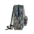 thumbnail image 5 of 101 BEACH Unisex Fashion Print Daypack Backpack, Single Compartment, 9x5 inch Front Pocket, Padded Adjustable Straps Animal Print, 5 of 6