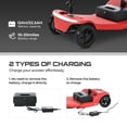 thumbnail image 6 of ENYOPRO 4 Wheel Electric Scooter for Adults, Foldable All-Terrain Mobility Scooter for Seniors with Bright Headlights, USB Port, Basket and Long-Range Battery, Red, 6 of 12