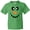 Kelly Green, variant on Cute Smiling Snowman Face with Carrot Nose Youth T-Shirt