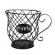 thumbnail image 1 of Cesta De Almacenamiento Universal Para Cápsulas De Café, Cesta Para Tazas De Café, Organizador De Cápsulas De Café Vintage, Negro Para El Hogar, Cafetería, Hotel seitruly HA026726-03, 1 of 5