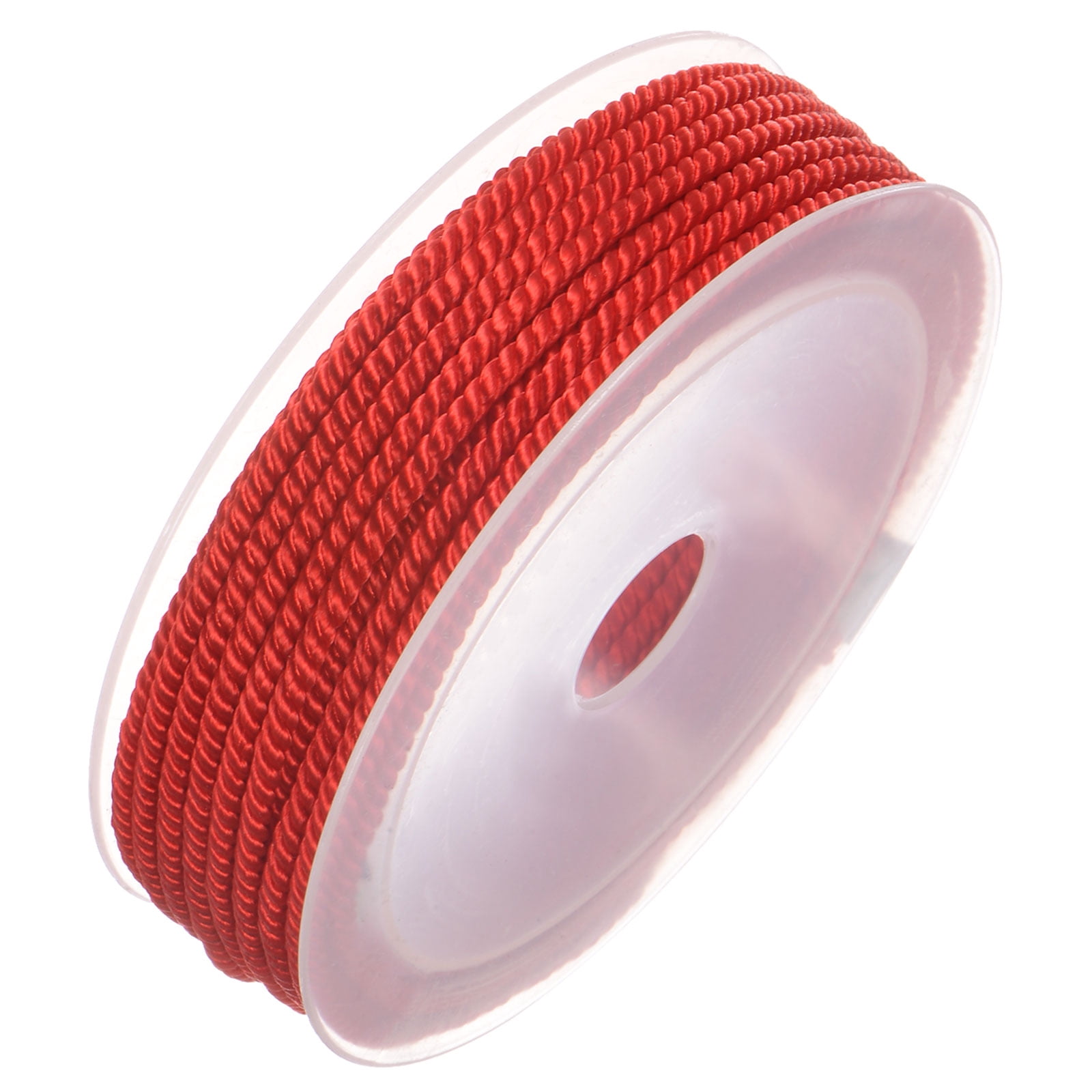 Unique Bargains Twisted Nylon Twine Thread Braided Nylon String Red 3mm