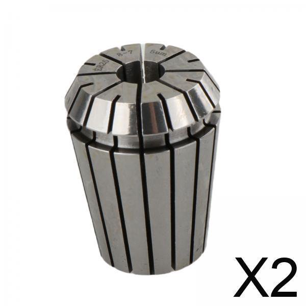 Portabrocas 2xer25 Pinza De Resorte Premium Práctica Multiusos Alta Precisión ER25 8 Mm