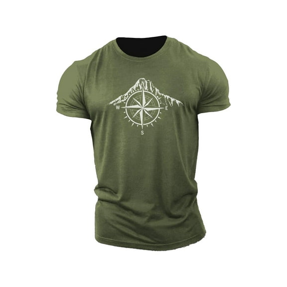 Baqcunre Men'S T-Shirts Men'S T Shirts Lightweight Super Soft Athletic Crew Neck Tees For Running Lounging Workout Polo Shirts For Men Tops For Men Army Green L