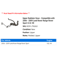 thumbnail image 2 of Upper Radiator Hose - Compatible with 2006 - 2009 Land Rover Range Rover Sport 4.2L V8 2007 2008, 2 of 2