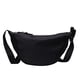 thumbnail image 1 of Riñonera de lona a la moda para mujer elegante bolso de mensajero de Color puro bolso de viaje para el pecho para mujer, 1 of 6