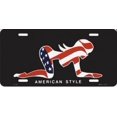 thumbnail image 2 of Mudflap Girl American Style Metal License Plate, 2 of 2