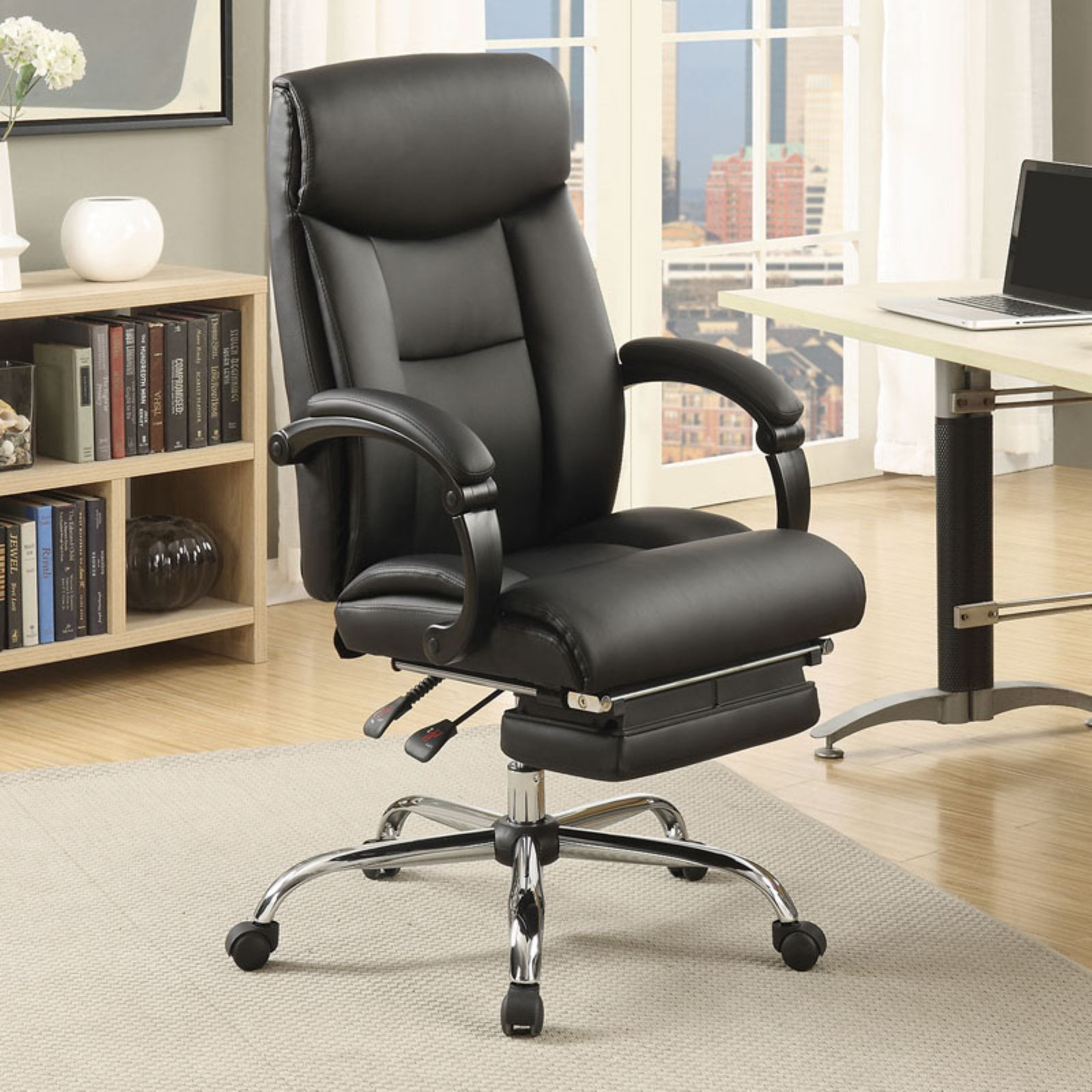 Coaster Furniture Executive Chair With Chrome Base - Walmart.com
