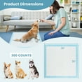 thumbnail image 3 of Gymax 30''x 30''(300 Counts) Dog Potty Training Pads Puppy Pee Pads w/ Quick-Drying, 3 of 9