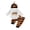 White, variant on RUINIXCW Newborn Baby Boy Girl My First Halloween Outfit Infant Baby Fall Winter Clothes Pumpkin in Truck Print Long Sleeve Romper and Long Pants Hat Set