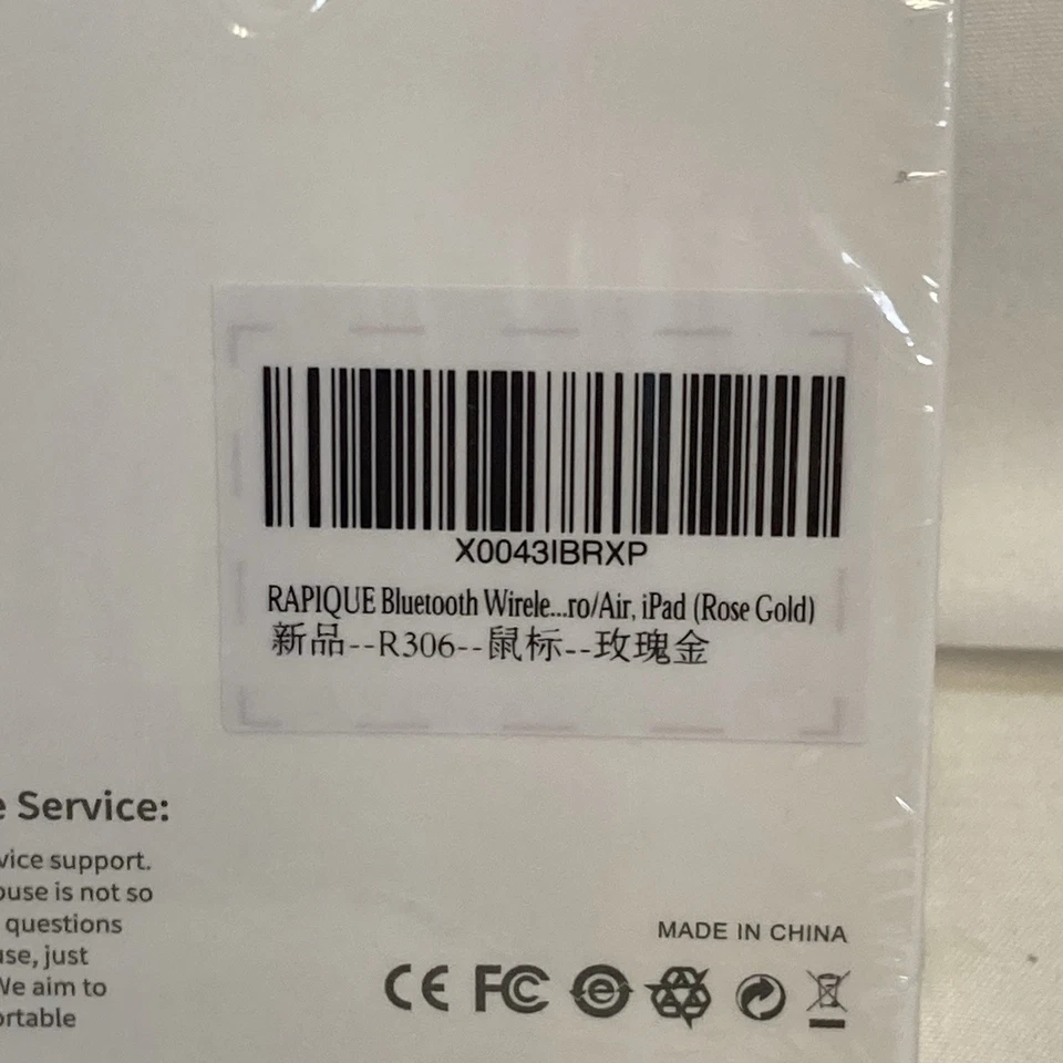 Rapique Bluetooth Wireless Mouse R306 Rose Gold X0043Ibrxp New