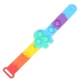 thumbnail image 1 of 2 Pcs Decompression Relief Fidget Toys Reliever Dimple Relax Bracelet, Rainbow, 1 of 6