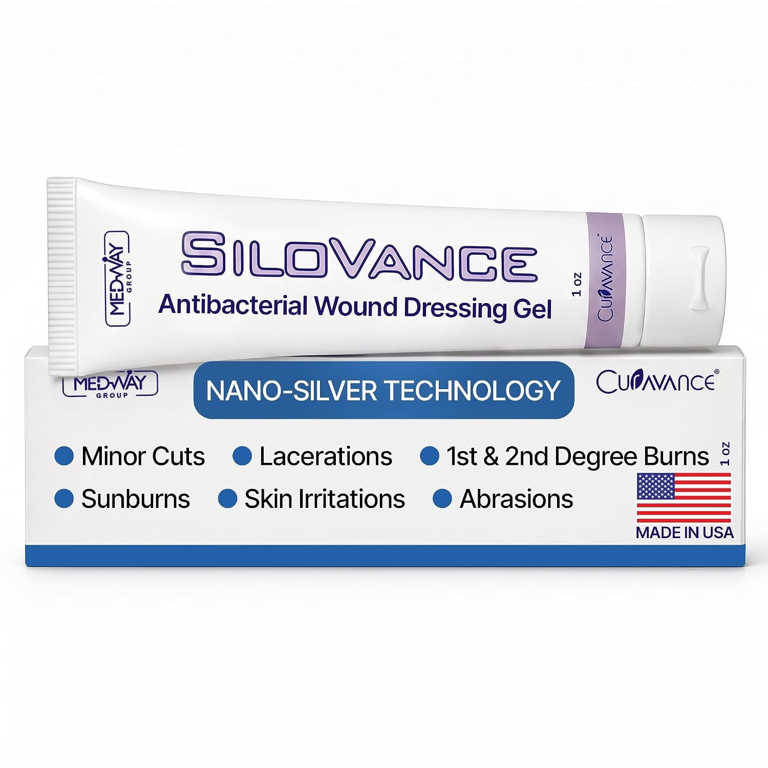 SiloVance Wound Dressing Gel with Silver Nano Tech, First Aid