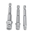 thumbnail image 2 of Adaptador de punta de enchufe, 3 piezas/juego, adaptador de enchufe de 1/4 pulg., juego de adaptador de enchufe de barra de extensión de potencia, ultra sensible, 2 of 9