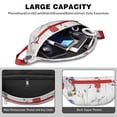 thumbnail image 4 of Fanny Pack White Christmas Gnome Pattern Waist Pack Bag,Running Cross Bag,Waterproof Large Fanny Packs for Women Men for Travel Running Hiking Cycling, 4 of 6