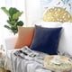 thumbnail image 4 of Dark Blue Granules Cushion And Cushion Cover Set Of 2, Soft Corduroy Decorative Square Cushion Cover, 4 of 5