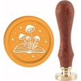 thumbnail image 2 of 1Set Magic Book Brass Sealing Wax Seal Stamp Wood Handle 3.5x1.18 inch for Envelopes Invitations, 2 of 9
