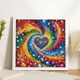thumbnail image 4 of 5D DIY Diamond Painting Kit Vibrant Heart-Shaped Crystal Diamond Painting Handcrafted Artwork Includes Tools, Suitable for Beginners and Adults Home Wall Decor Holiday Gift, 4 of 7