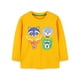 thumbnail image 1 of Gibobby ropa Niños blusas Niño Niño Sudaderas Cuello Redondo Manga Larga Algodón Gráfico Top Suéter Camisas(Amarillo, 4-5 Años), 1 of 5