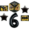 6th LEGO Batman Movie Emblem Birthday Party Mylar Balloon Decorations Supplies