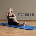 thumbnail image 5 of Prism Fitness 16mm Thick Smart Self-Guided Stretching and Exercise Mat, Blue, 5 of 8