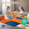 thumbnail image 4 of ODIKA 5'x7' Machine Washable Non-Slip Area Rug, Retro Architectural Inspired Decorative With Striking Design High Traffic Rug, Orange, 136890, 4 of 7
